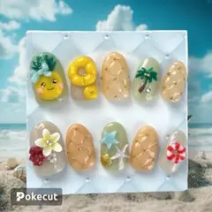 パイナップルネイル☆オーダー承ります！