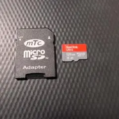 SanDisk 128GB microSDカード アダプター