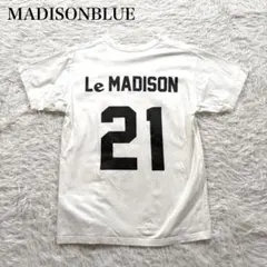 マディソンブルー Le MADISON 21 背番号半袖Tシャツ 黒00 wd0 - メルカリ