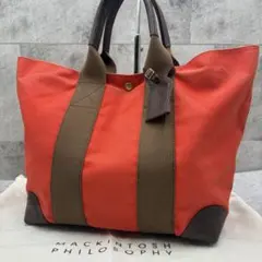 美品 マッキントッシュフィロソフィー キャンバス トートバッグ ハンドバッグ