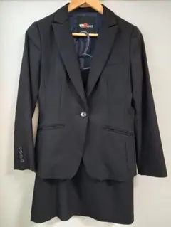 ブラックストライプビジネススーツ上下