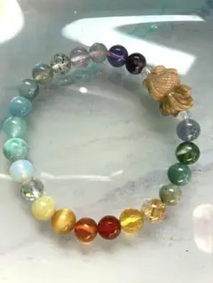 天然石 金魚 多宝 ブレスレット