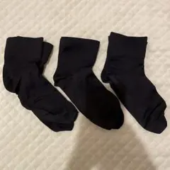 靴下　3足セット　黒　暖か　防寒　まとめ売り