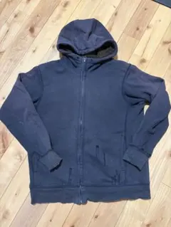 UNIQLO フェードフルジップパーカー ブラック