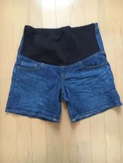 マタニティデニム ショートパンツ