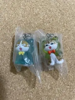 モフサンド猫の着ぐるみマスコット キーホルダー 2種セットのサムネイル