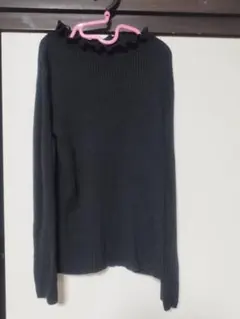 GU　タートル　カットソー　黒