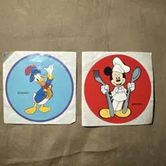ミッキーマウスとドナルドダック シールのサムネイル