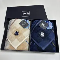 【新品未使用】POLO タオルハンカチ 2枚セット