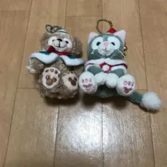 ディズニー☆ぬいぐるみストラップ2点セット