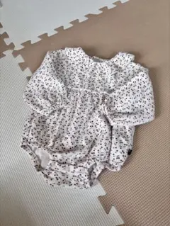 futafuta さくらんぼ柄ロンパース 80