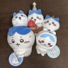 1296 ちいかわ ハチワレ マスコット ぬいぐるみ 6個セット まとめ売り