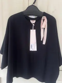 p*い様 【PUCCI】リボン付き クルーネック サマー 半袖ニット - メルカリ