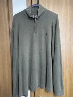 Polo by Ralph Lauren ハーフジップセーター オリーブグリーン