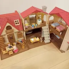 シルバニアファミリー　赤い屋根の大きなお家　はじめてのシルバニアファミリー