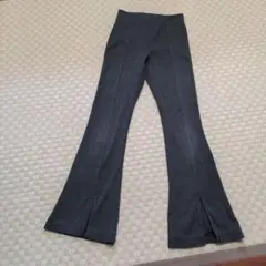 ZARA ダークグレー フレアパンツ サイズ8