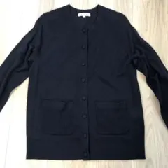 【美品】PLST 薄手カーディガン ブラック