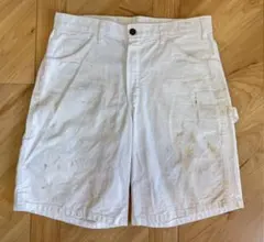 80s-90s usa製Dickies ペインター ショートパンツ ホワイト - メルカリ