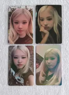 BLACKPINK　ロゼ　ROSE トレカ 韓国限定 4枚セット No.99