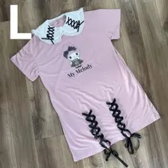 ドンキホーテ　サンリオ　秘密のメロクロデザイン　マイメロTシャツワンピ　Lのサムネイル