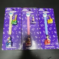 東京ディズニーリゾート ストラップ 3点