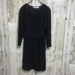 ZARA ザラ　ワンピース　ミニ　チュニック　ブラック　ウエストゴム　サイズS