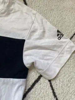 adidas アディダス　半袖Tシャツ ホワイト/ブラック L