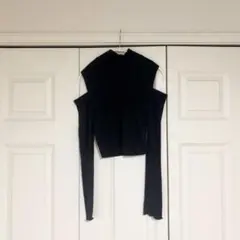 オフショル トップス 黒