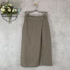 【美品】ROPE PICNIC レディース ひざ丈スカート S ブラウンのサムネイル