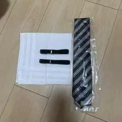 新郎5点セットハンカチ アームバンド ネクタイ モーニング　ウィングカラーシャツ