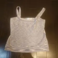bebe ストライプ タンクトップ Mのサムネイル