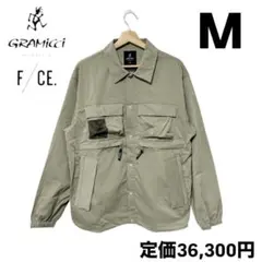 Gramicci by F/CE テックコーチ シャツジャケット カーキ Mのサムネイル