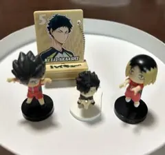 ハイキュー　スマホスタンド　チョコエッグフィギュア4点セット