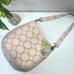 ミナペルホネン　ハンドメイドバッグ　まーるいショルダーバッグ