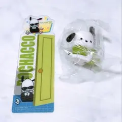 【2点セット】きらめきバルーンフィギュア　ブックマークコレクション　ポチャッコ