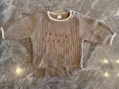 tete a tete 테타테이트 니트 롬퍼스 베이지 70cm