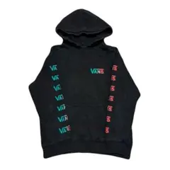 【希少デザイン】VANS スウェットパーカー グラデーションロゴ　Sサイズ