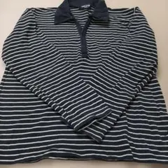 COMME CA ISM ストライプ長袖カットソー 130