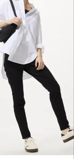 短時間使用★ユニクロ ウルトラストレッチレギンスパンツ スキニー ブラック