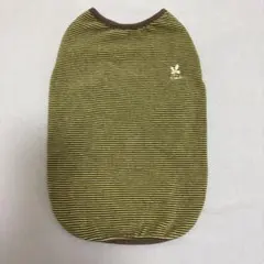 犬と生活　グリーンボーダーTシャツ　4号サイズのサムネイル