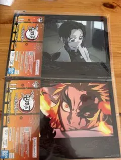 一番くじ 鬼滅の刃 H賞 ミニビジュアルポスター胡蝶しのぶ　煉獄杏寿郎セット