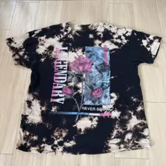 グラフィティTシャツ　タイダイ染め加工