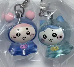 ちいかわ めじるしアクセサリー3 ハチワレ 古本屋カニちゃん 2点セット