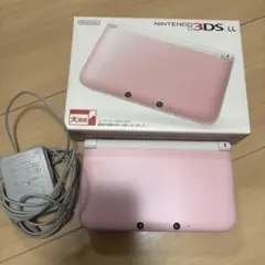 Nintendo 3DS LL ピンク 本体 充電器付き