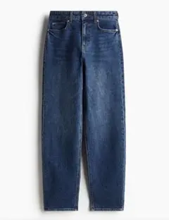 H&M テーパードデニム ハイウエスト ストレートジーンズ エイチアンドエム