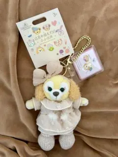 上海ディズニー ダッフィー＆フレンズ　クッキーアン　ぬいぐるみ　キーチェーン