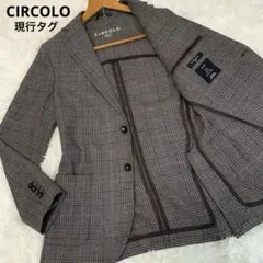 美品◆CIRCOLO◆現行タグ/近年モデル/グレンチェック◆テーラードジャケット