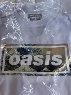 oasis tシャツ 日本限定 L 新品 葛飾北斎 富嶽三十六景 波 ホワイト oasis tシャツ 日本限定 L 新品 葛飾北斎 富嶽三十六景 波 ホワイト