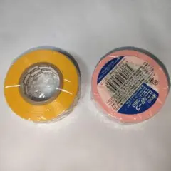 ビニールテープ ピンク イエロー
