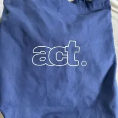 act. トートバッグ ネイビー